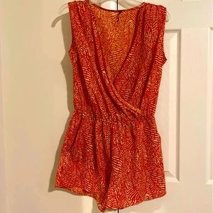 Orange romper